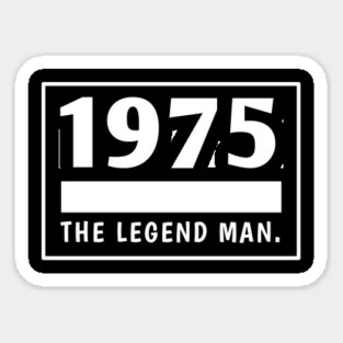 1975 birthday Sticker