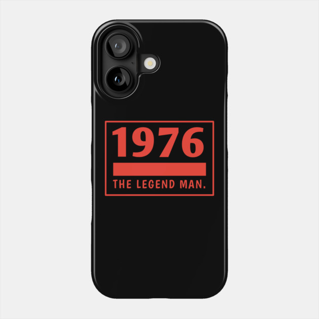 1976 birthday Phone Case by BlackMeme94