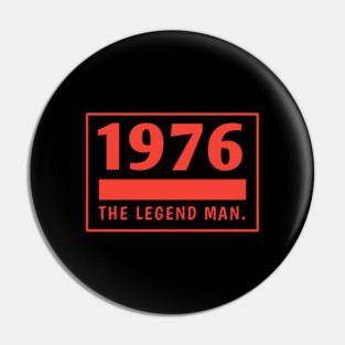 1976 birthday Pin
