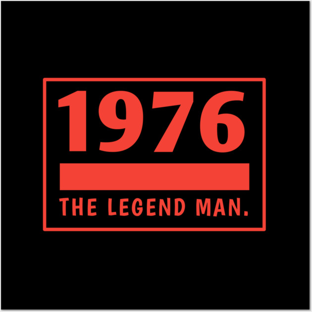 1976 birthday Wall Art by BlackMeme94