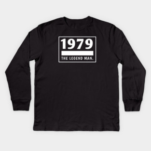 1979 birthday Kids Long Sleeve T-Shirt