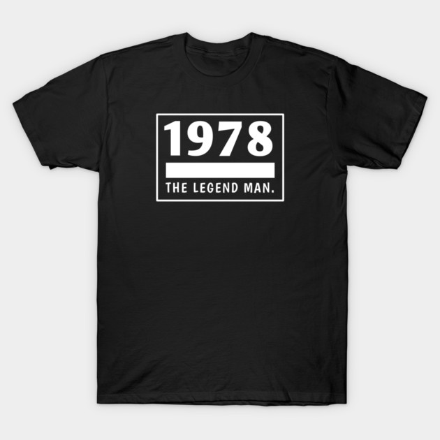 1978 birthday T-Shirt by BlackMeme94