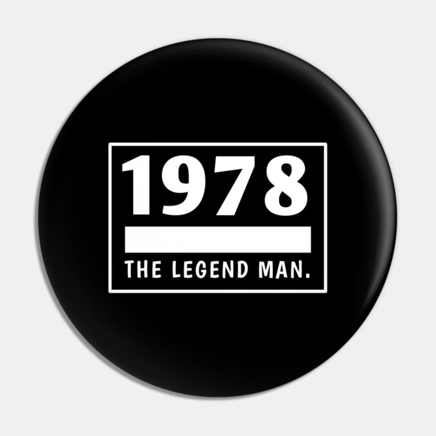 1978 birthday Pin by BlackMeme94