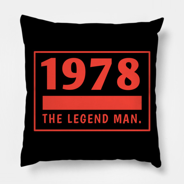 1978 birthday Pillow by BlackMeme94