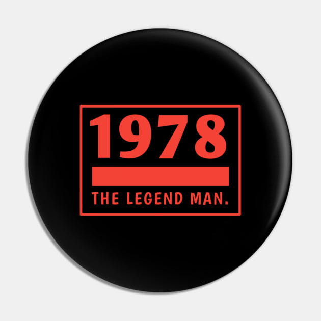 1978 birthday Pin by BlackMeme94