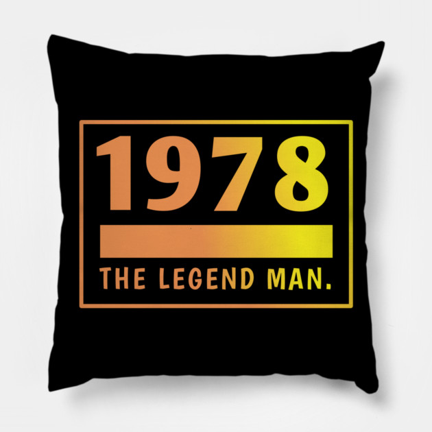 1978 birthday Pillow by BlackMeme94