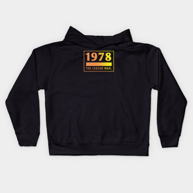 1978 birthday Kids Hoodie by BlackMeme94