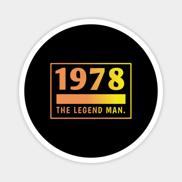 1978 birthday Magnet by BlackMeme94