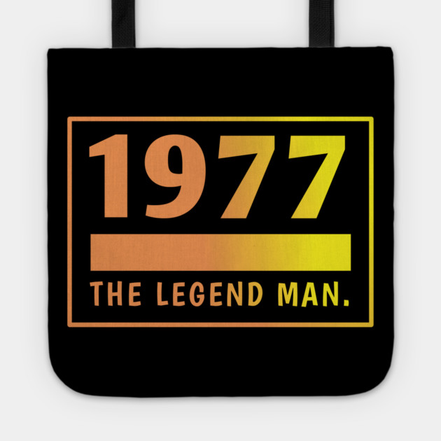1977 birthday Tote by BlackMeme94
