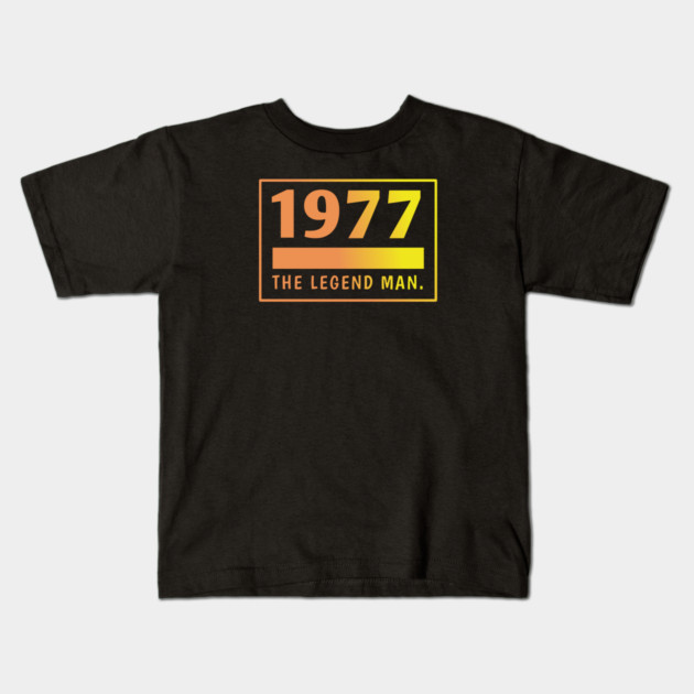 1977 birthday Kids T-Shirt by BlackMeme94