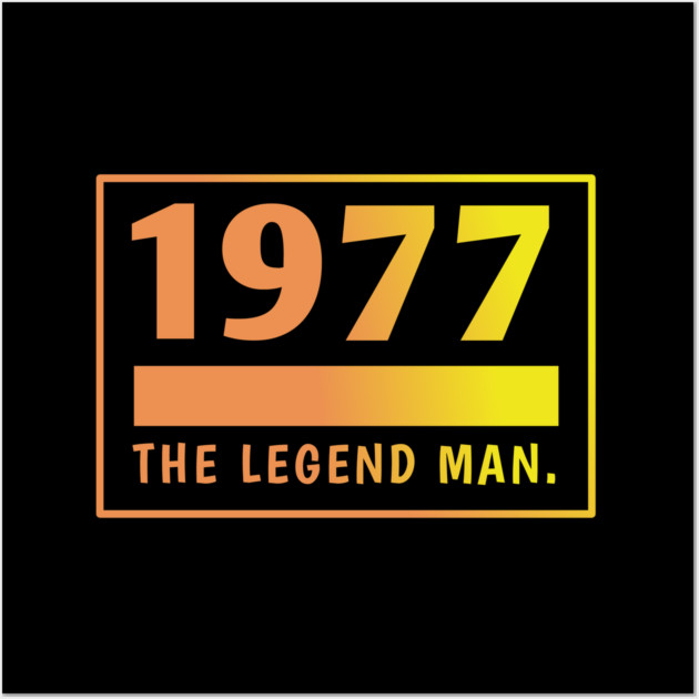 1977 birthday Wall Art by BlackMeme94