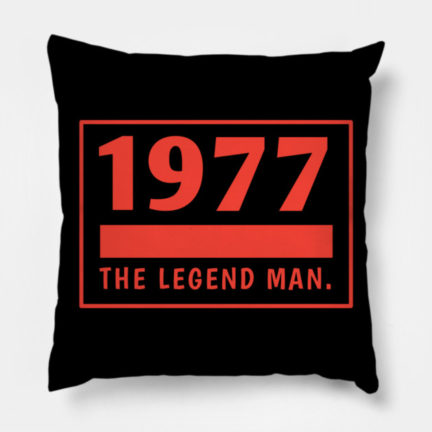 1977 birthday Pillow by BlackMeme94