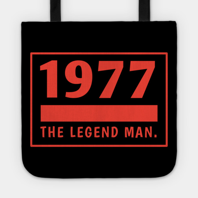 1977 birthday Tote by BlackMeme94