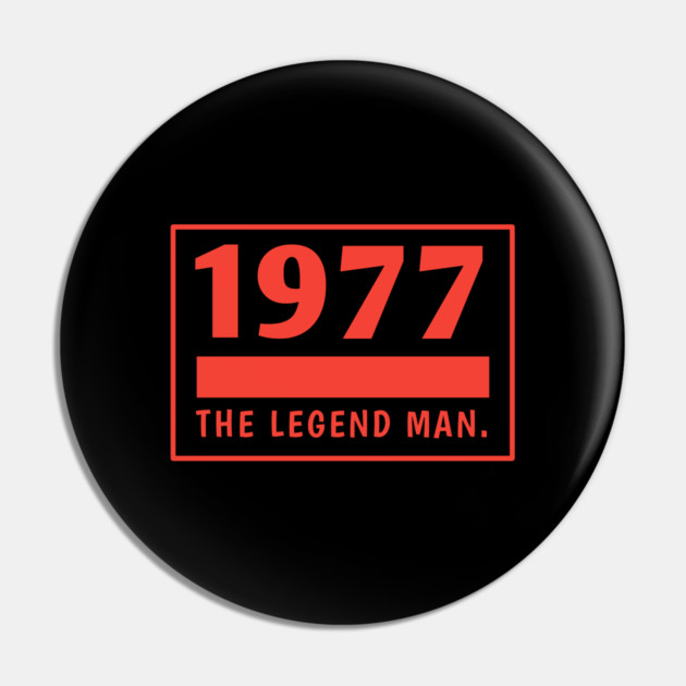 1977 birthday Pin by BlackMeme94