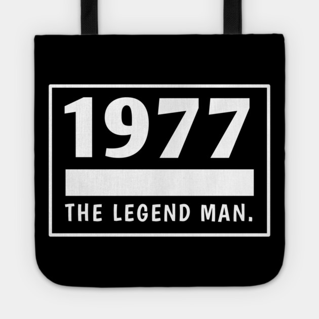 1977 birthday Tote by BlackMeme94