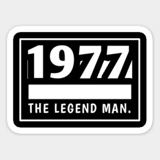 1977 birthday Sticker