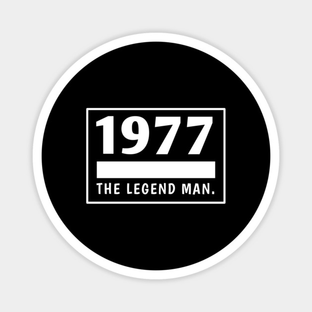 1977 birthday Magnet by BlackMeme94
