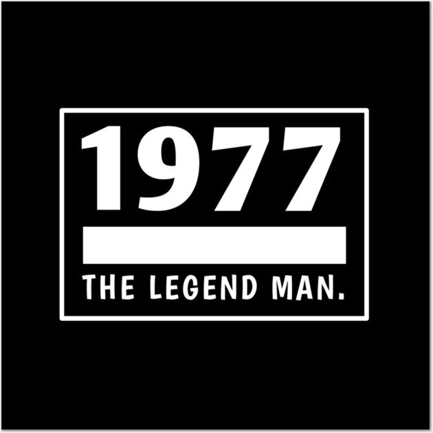 1977 birthday Wall Art by BlackMeme94