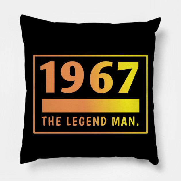 1967 birthday Pillow by BlackMeme94