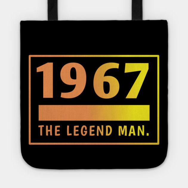 1967 birthday Tote by BlackMeme94