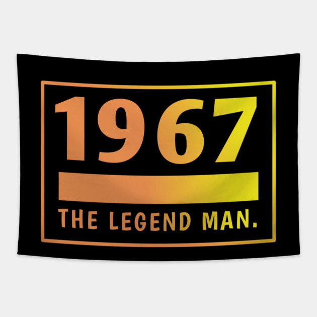 1967 birthday Tapestry by BlackMeme94
