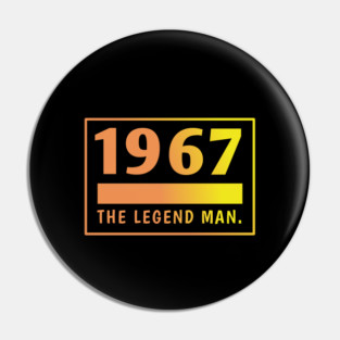 1967 birthday Pin