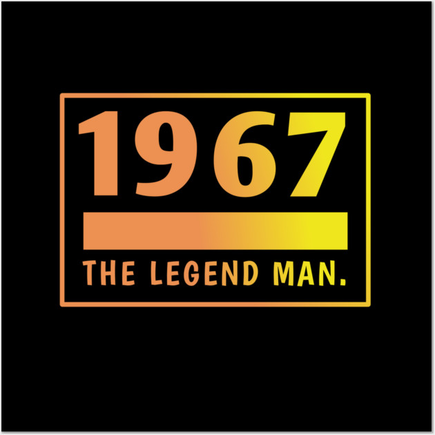 1967 birthday Wall Art by BlackMeme94