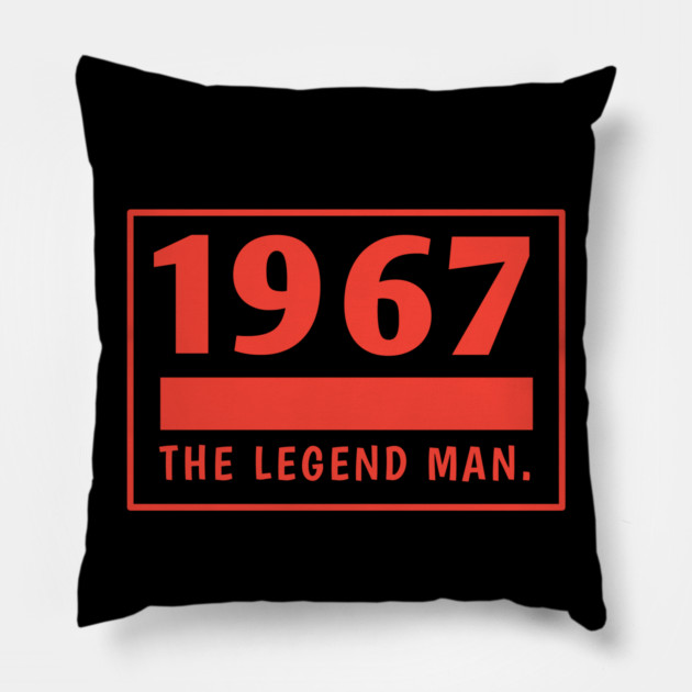 1967 birthday Pillow by BlackMeme94