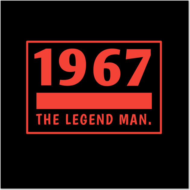1967 birthday Wall Art by BlackMeme94