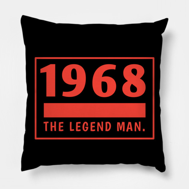 1968 birthday Pillow by BlackMeme94