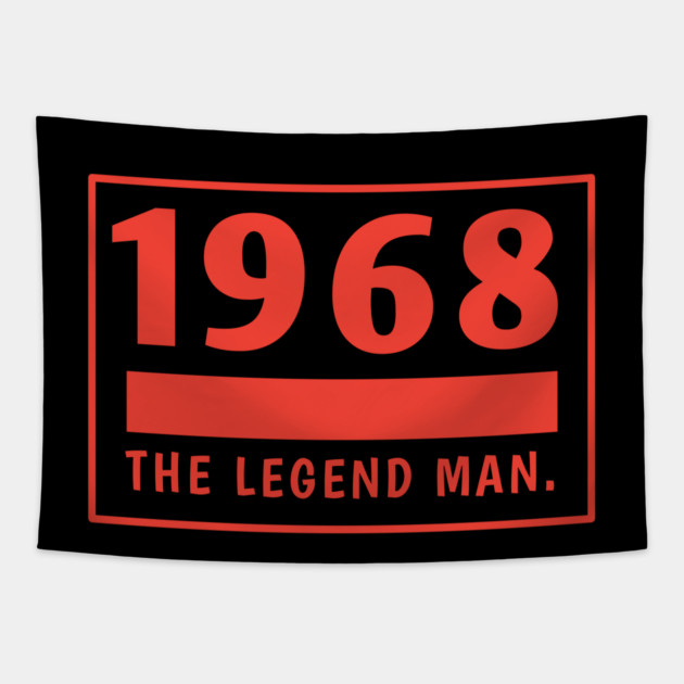 1968 birthday Tapestry by BlackMeme94
