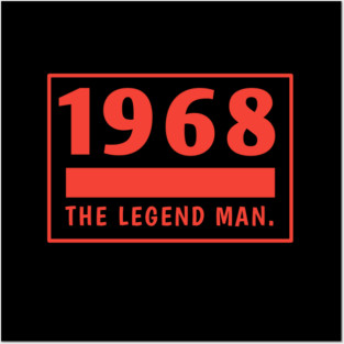 1968 birthday Posters and Art