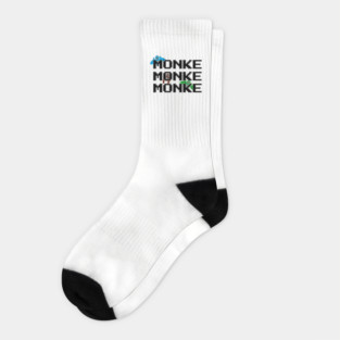 Monke Hide n Seek Socks