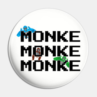 Monke Hide n Seek Pin