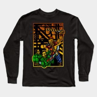 Another Day in the Hive - Colorized Long Sleeve T-Shirt