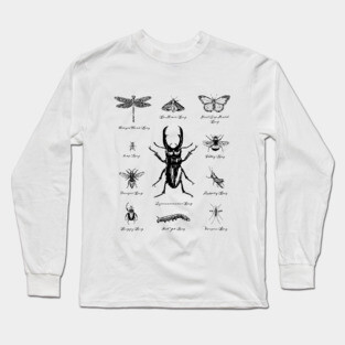 Bugs Beetles Insects Long Sleeve T-Shirt