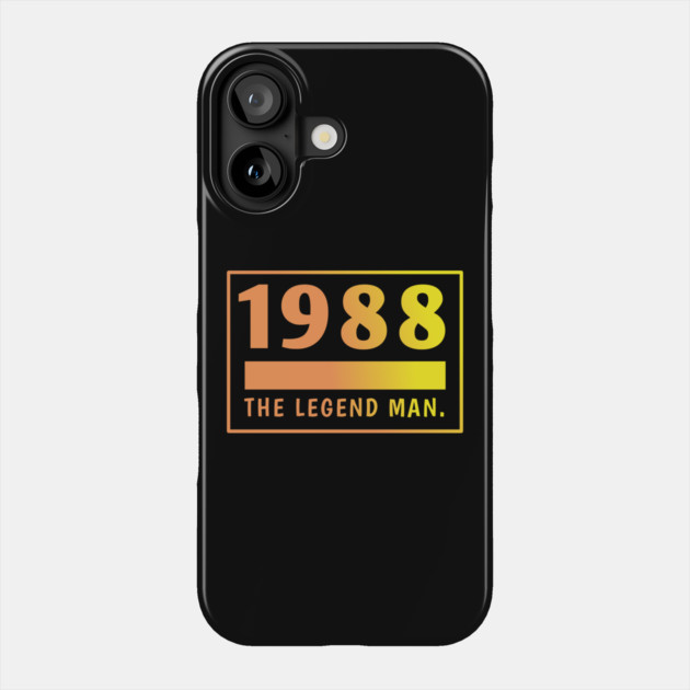 1988 birthday Phone Case by BlackMeme94