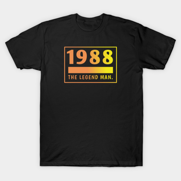 1988 birthday T-Shirt by BlackMeme94