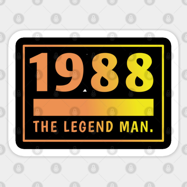 1988 birthday Sticker by BlackMeme94