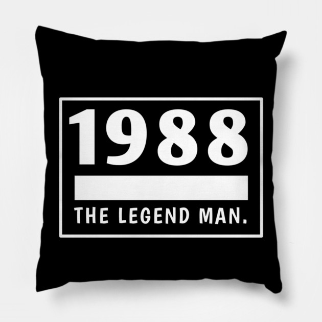 1988 birthday Pillow by BlackMeme94