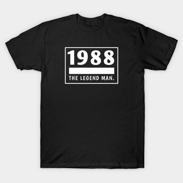 1988 birthday T-Shirt by BlackMeme94
