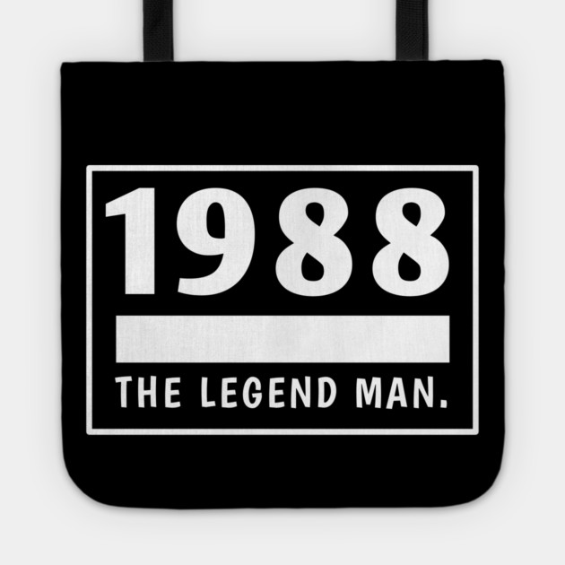 1988 birthday Tote by BlackMeme94