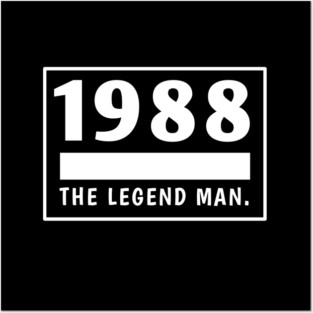 1988 birthday Posters and Art