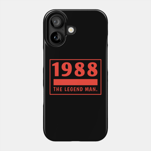 1988 birthday Phone Case by BlackMeme94