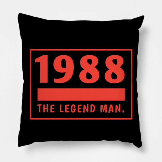 1988 birthday Pillow by BlackMeme94