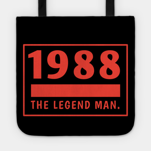1988 birthday Tote by BlackMeme94