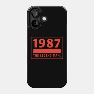 1987 birthday Phone Case