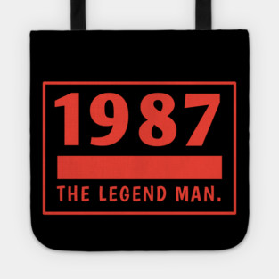 1987 birthday Tote