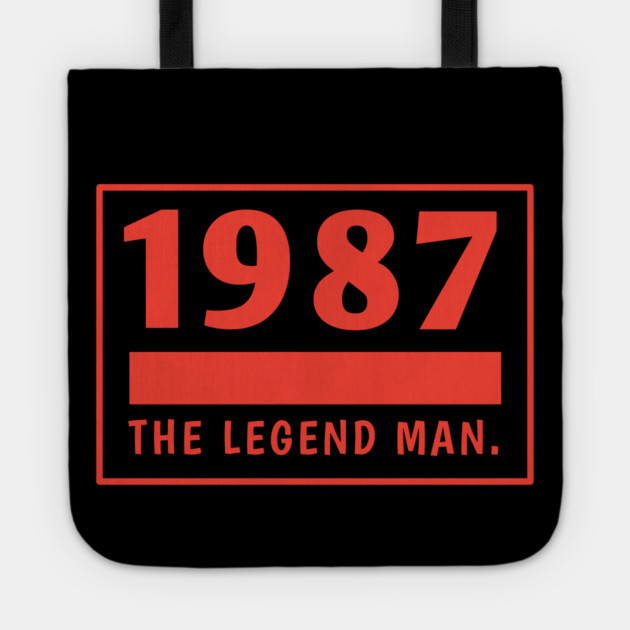 1987 birthday Tote by BlackMeme94