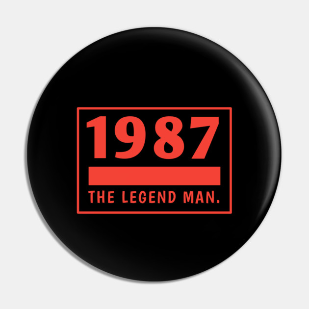 1987 birthday Pin by BlackMeme94